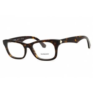 NWT Burberry 0BE2422 Dark Havana Rectangle 52mm Eyeglasses
